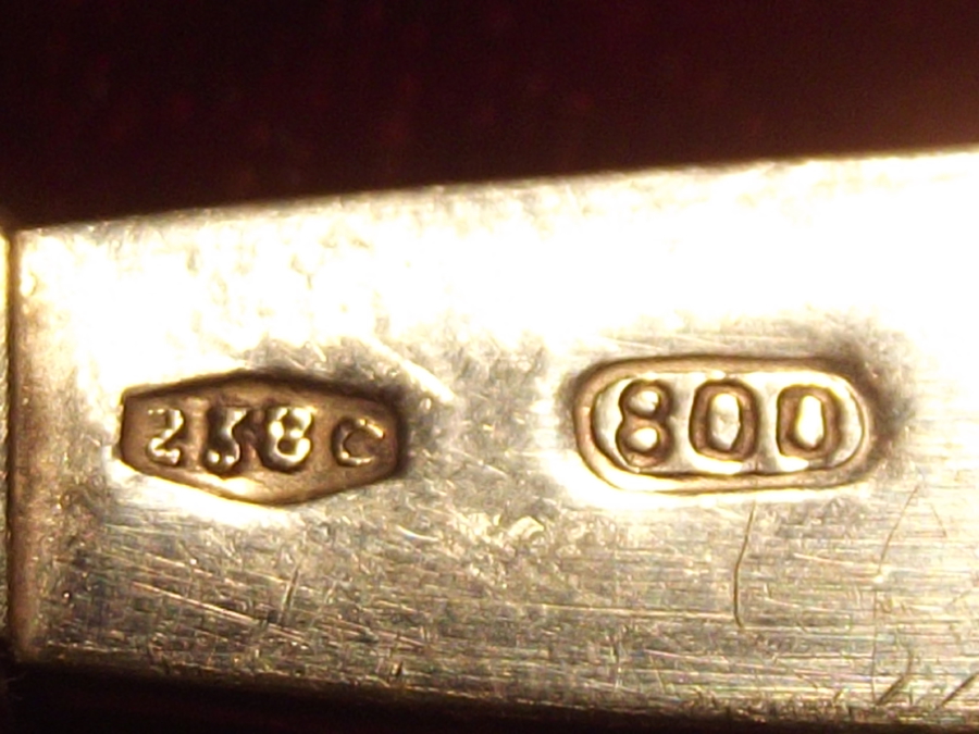 Проба серебра 800